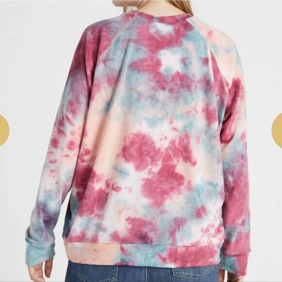 382 NWT 78&Sunny Sunshine All The Time" Tie Dye Graphic Pullover 1X (14W-16W) - Picture 2 of 8